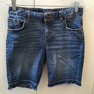 Girls’ Stretch Denim Bermuda Shorts (XL/14-16)